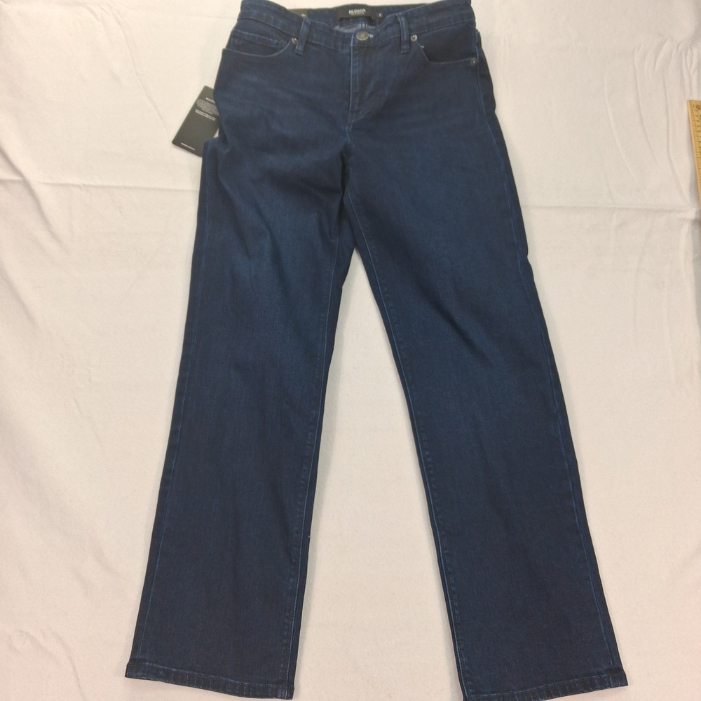 Hudson Jeans Womens 8 29 Obscurity Blue Straight Leg Dark Wash Denim NEW